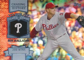 2013 Topps - Chasing History Silver Foil #CH-86 Roy Halladay Front