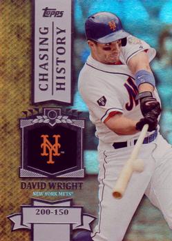 2013 Topps - Chasing History Silver Foil #CH-99 David Wright Front