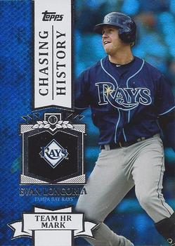 2013 Topps - Chasing History Silver Foil #CH-12 Evan Longoria Front