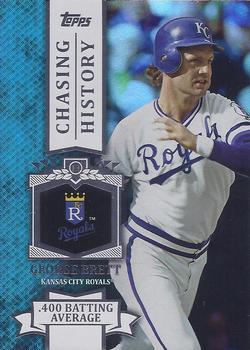 2013 Topps - Chasing History Silver Foil #CH-23 George Brett Front