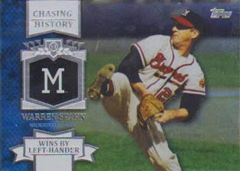 2013 Topps - Chasing History Silver Foil #CH-31 Warren Spahn Front