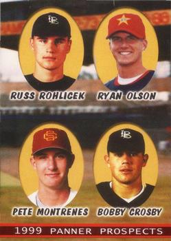 1999 Alaska Goldpanners #11 Russ Rohlicek / Ryan Olson / Pete Montrenes / Bobby Crosby Front