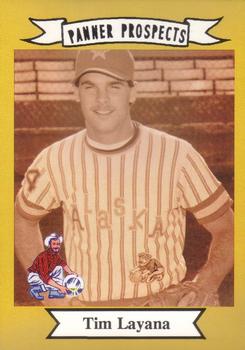 1990 Alaska Goldpanners Stars of the 90s #44 Tim Layana Front