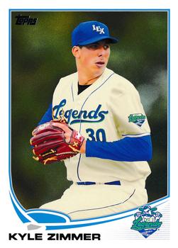 2013 Topps Pro Debut #3 Kyle Zimmer Front