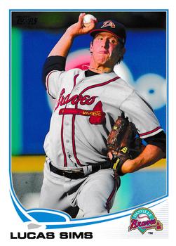 2013 Topps Pro Debut #96 Lucas Sims Front