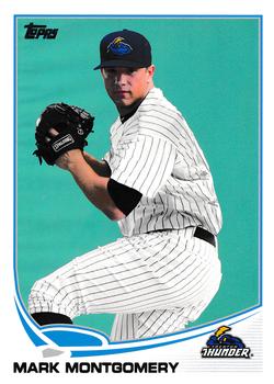 2013 Topps Pro Debut #124 Mark Montgomery Front