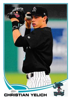 2013 Topps Pro Debut #127 Christian Yelich Front