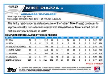 2013 Topps Pro Debut #152 Mike Piazza Back