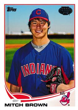 2013 Topps Pro Debut #214 Mitch Brown Front