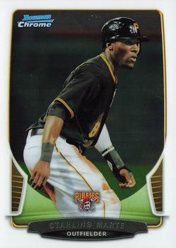2013 Bowman Chrome #7 Starling Marte Front