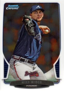 2013 Bowman Chrome #13 Mike Minor Front