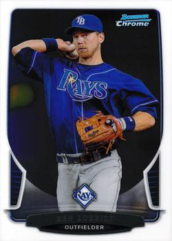 2013 Bowman Chrome #73 Ben Zobrist Front