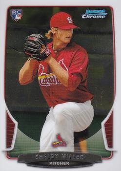 2013 Bowman Chrome #116 Shelby Miller Front