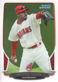 2013 Bowman Chrome #146 Michael Bourn Front