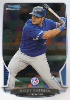2013 Bowman Chrome #182 Melky Cabrera Front