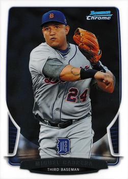 2013 Bowman Chrome #200 Miguel Cabrera Front