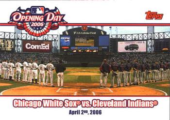 2006 Topps - Opening Day #OD-WI Chicago White Sox vs. Cleveland Indians Front