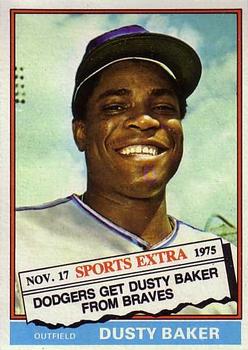 1976 Topps - Traded #28T Dusty Baker Front