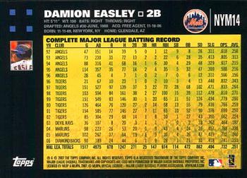 2007 Topps Gift Sets New York Mets #NYM14 Damion Easley Back