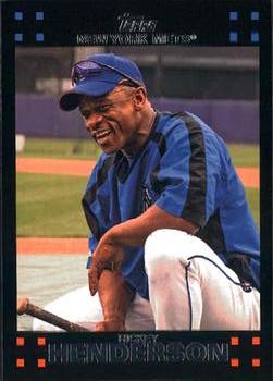 2007 Topps Gift Sets New York Mets #NYM31 Rickey Henderson Front
