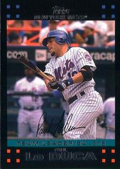 2007 Topps Gift Sets New York Mets #NYM33 Paul Lo Duca Front