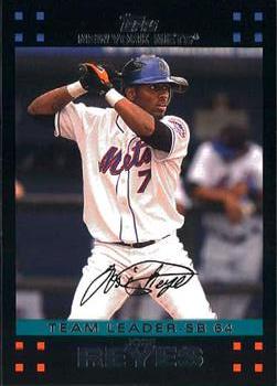 2007 Topps Gift Sets New York Mets #NYM35 Jose Reyes Front