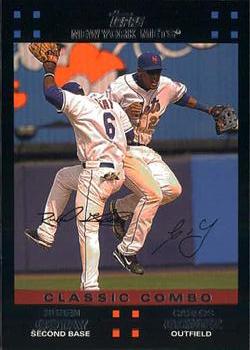 2007 Topps Gift Sets New York Mets #NYM43 Ruben Gotay / Carlos Gomez Front