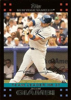 2007 Topps Gift Sets New York Yankees #NYY34 Jason Giambi Front