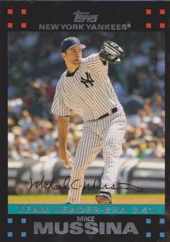 2007 Topps Gift Sets New York Yankees #NYY37 Mike Mussina Front