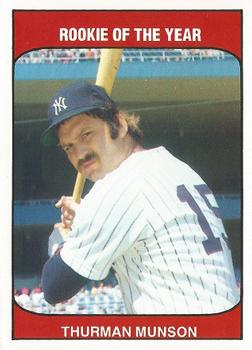 1985 TCMA Rookies of the Year #NNO Thurman Munson Front