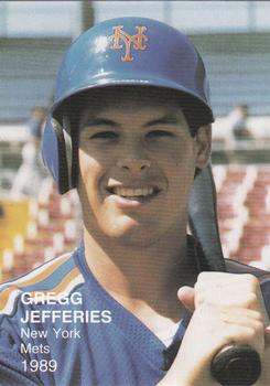 1989 Baseball's Best One (unlicensed) #5 Gregg Jefferies Front