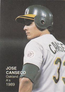 1989 Baseball's Best One (unlicensed) #18 Jose Canseco Front