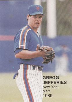 1989 Baseball's Best One (unlicensed) #20 Gregg Jefferies Front