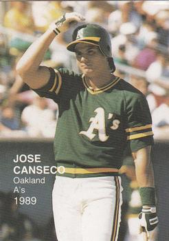 1989 Baseball's Best One (unlicensed) #21 Jose Canseco Front