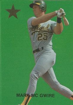 1989 Major League Superstars (unlicensed) #17 Mark McGwire Front