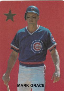 1989 Major League Superstars (unlicensed) #1 Mark Grace Front