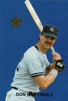 1989 Major League Superstars (unlicensed) #7 Don Mattingly Front