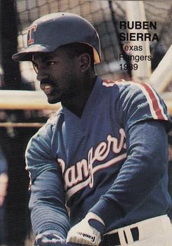 1989 Baseball's Top Twenty (unlicensed) #18 Ruben Sierra Front