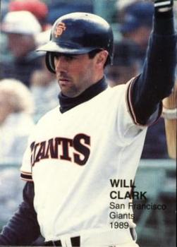 1989 Baseball's Top Twenty (unlicensed) #4 Will Clark Front