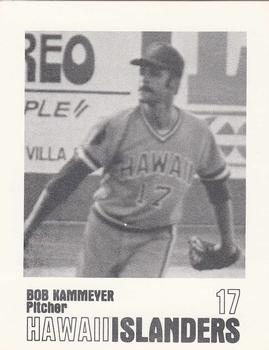 1977 Hawaii Islanders #NNO Bob Kammeyer Front