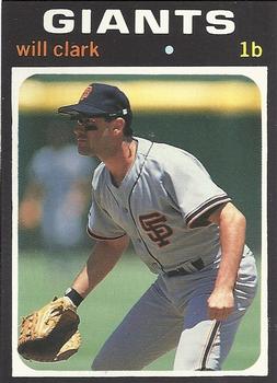 1991 SCD Baseball Card Price Guide Monthly #21 Will Clark Front