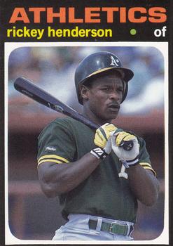 1991 SCD Baseball Card Price Guide Monthly #3 Rickey Henderson Front