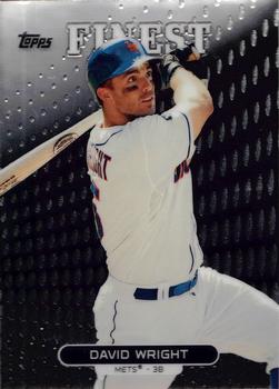 2013 Finest #55 David Wright Front