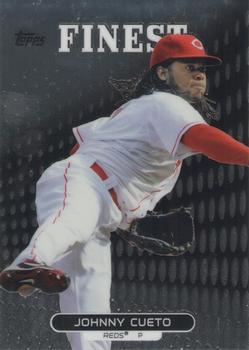 2013 Finest #18 Johnny Cueto Front