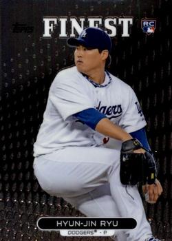 2013 Finest #47 Hyun-Jin Ryu Front