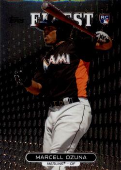2013 Finest #58 Marcell Ozuna Front