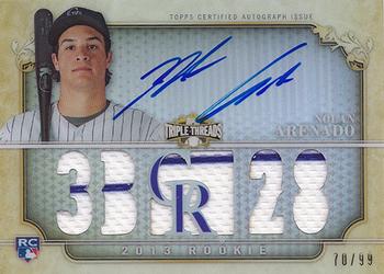 2013 Topps Triple Threads #103 Nolan Arenado Front