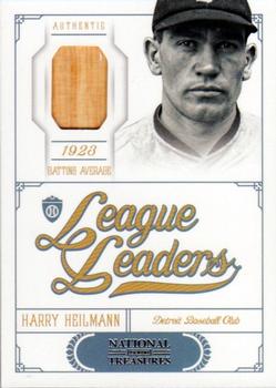 2012 Panini National Treasures - League Leaders Materials #9 Harry Heilmann Front
