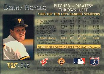 1996 Stadium Club #242 Denny Neagle Back