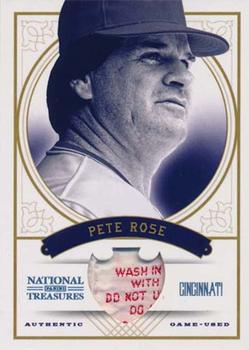 2012 Panini National Treasures - Prime Laundry Tag #145 Pete Rose Front